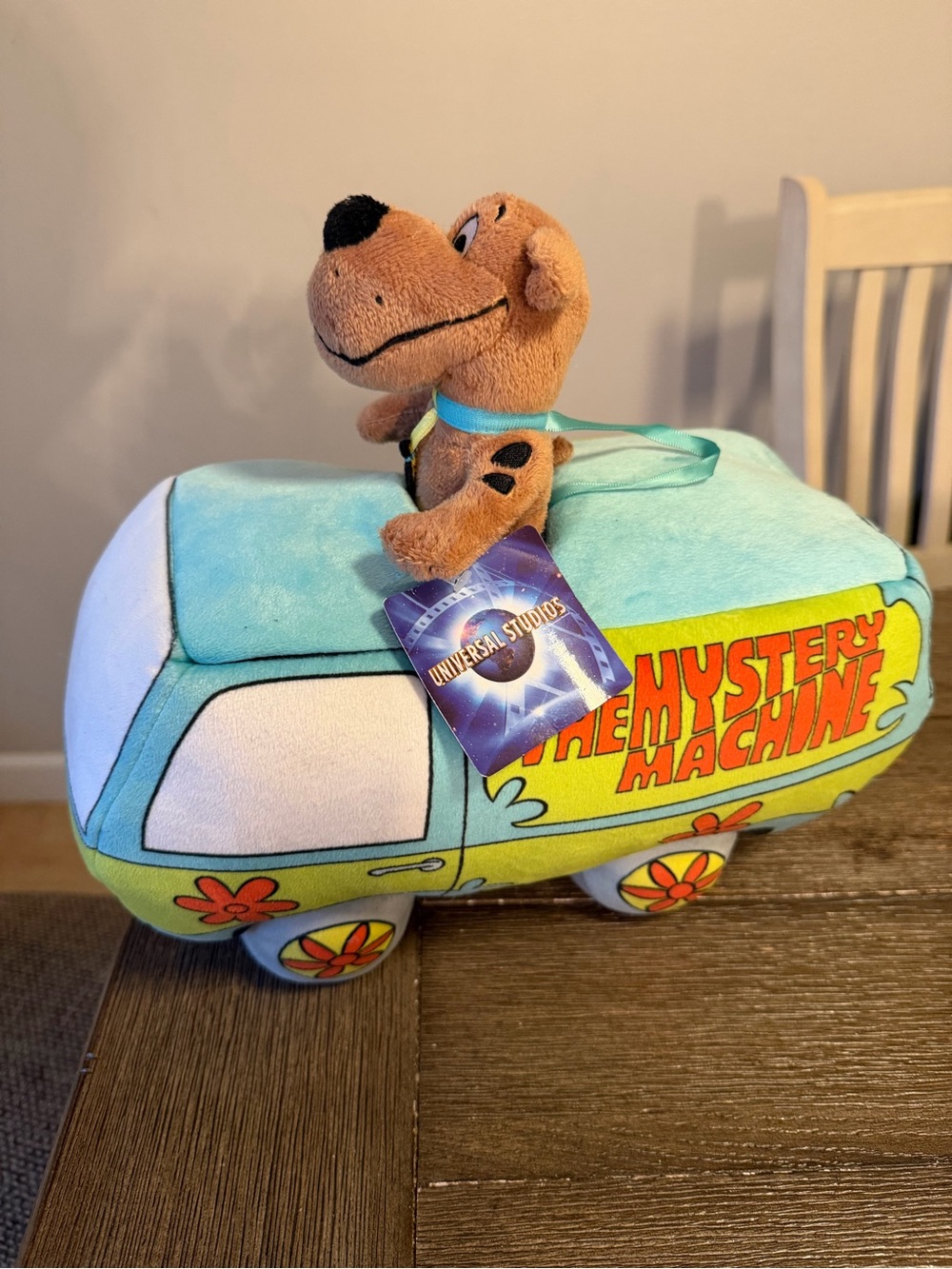 Universal Scooby-Doo Mystery Machine Plush - Light Blue/Green